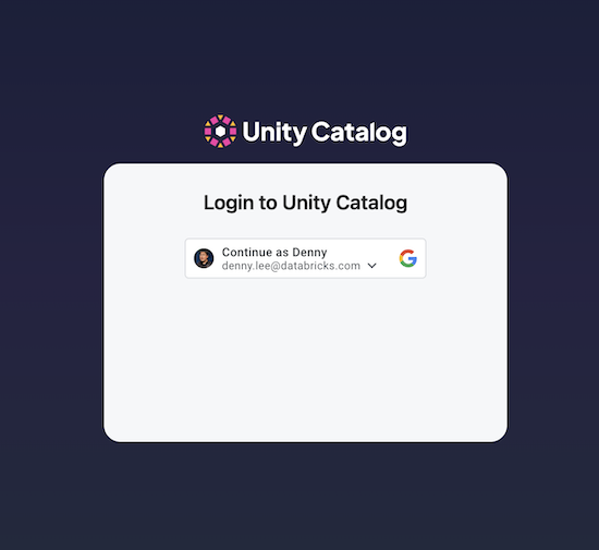 UC Google Auth Browser Window